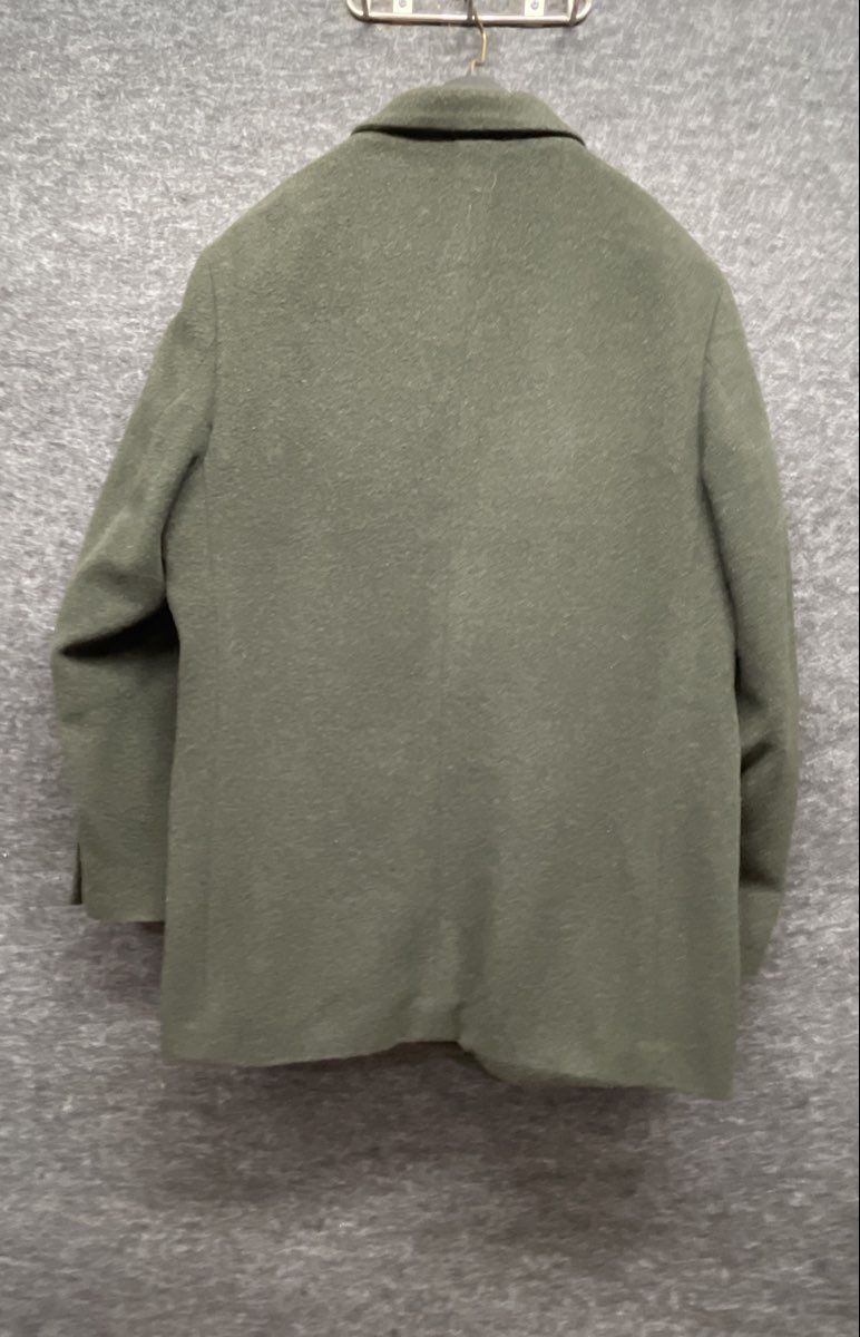 Perry Ellis Men's Green Wool Blend Two Button Blazer Sport Coat Size 42 Large