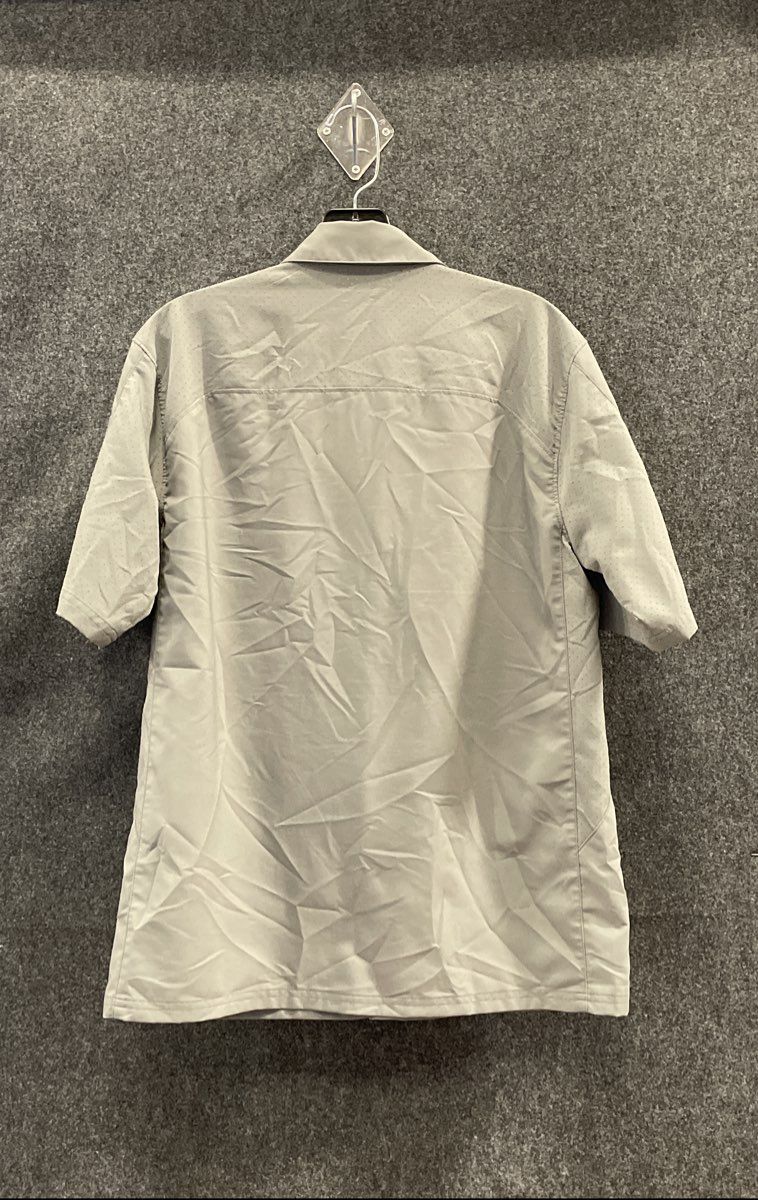 5.11 Tactical Men's Gray Short Sleeve Collared Snap Front Tactical Shirt Sz S