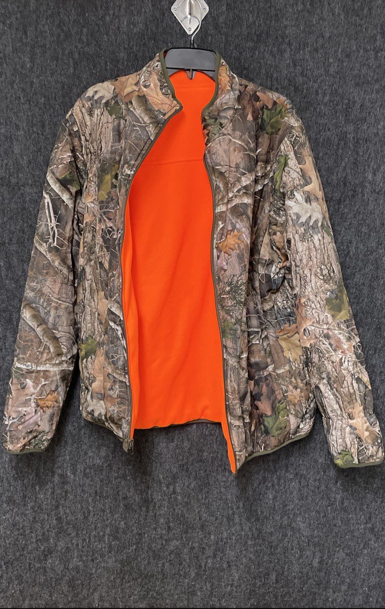 RedHead Men's Reversible Jacket Camo Blaze Fleece TrueTimber Insulated Sz L