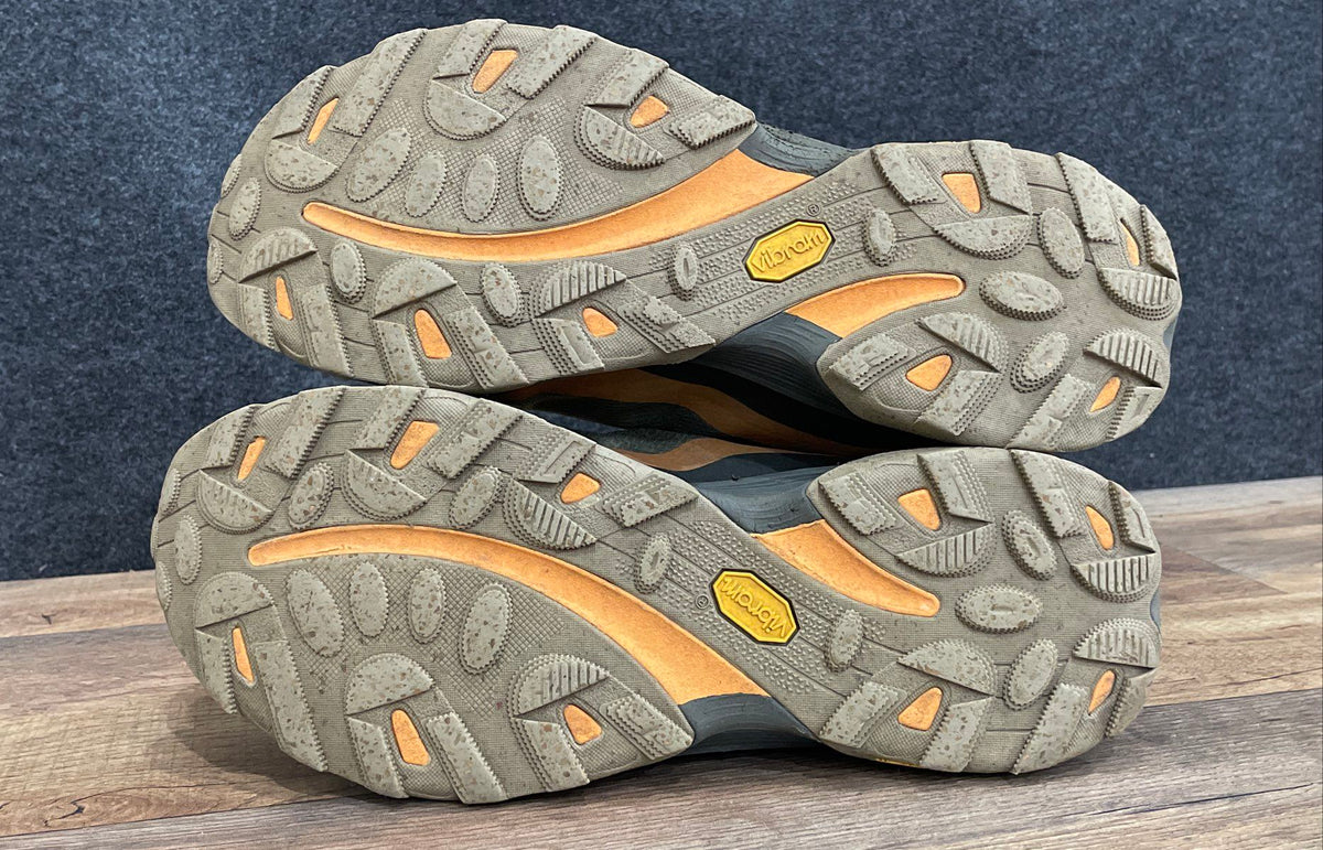 Merrell Moab Speed Brown Green Black Men's Hiking Shoes Size 9.5