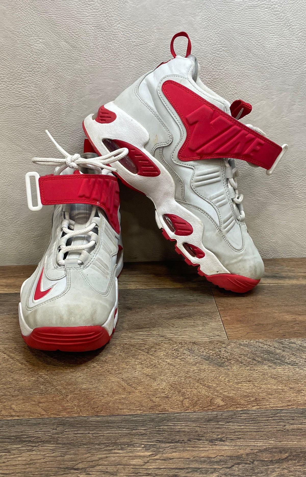 Nike Air Griffey Max 1 White Varsity Red Youth Sneaker Size 7Y