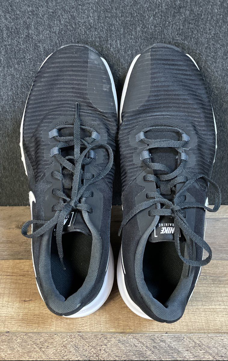 Nike Flex Experience Run 11 Next Nature Black White Running Shoes Size 11.5