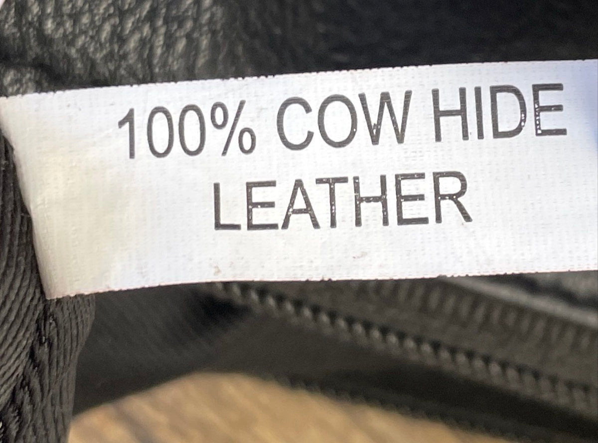 Great American Leather Works Black Leather Multi-Compartment Crossbody Bag