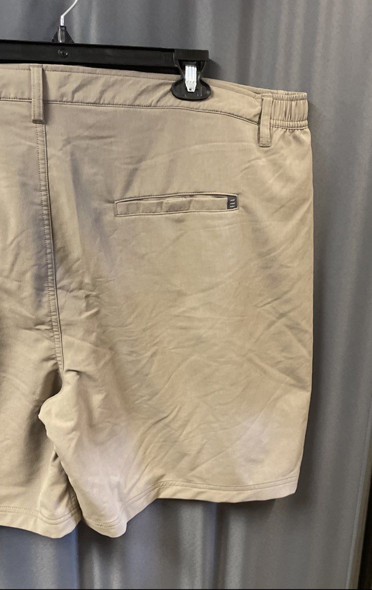 Free Fly Men's Utility Shorts Sandbar Beige Bamboo Blend NWT Sz 3XL