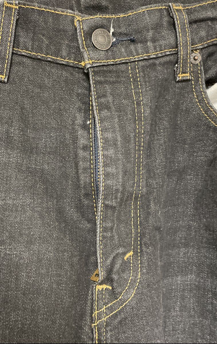 Levi's Men's 505 Regular Fit Jeans Dark Indigo Wash Straight Leg Sz 36x30