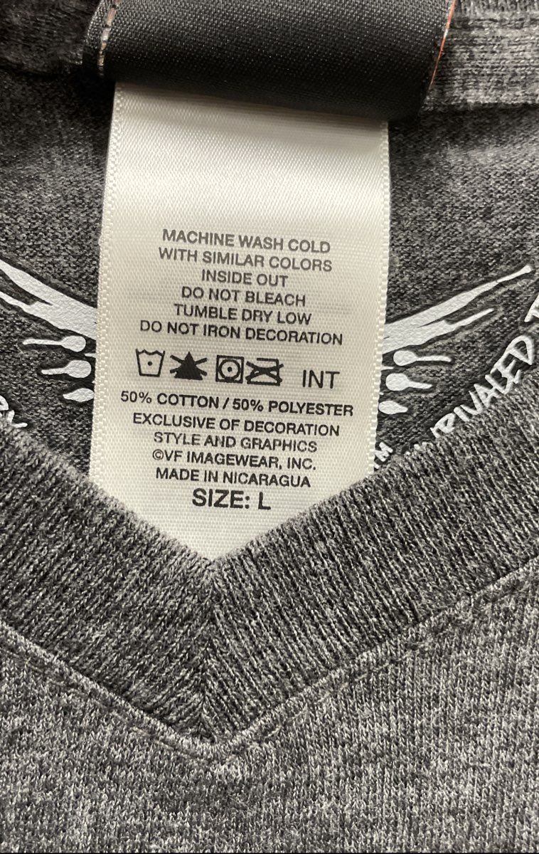 Harley-Davidson Patriot Fairfax VA Skull Graphic T-Shirt VF Imagewear Sz L