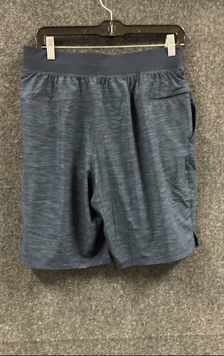 Lululemon Men's Blue Heathered Pace Breaker Lined Athletic Shorts Size M