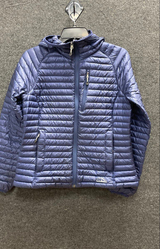 L.L. Bean Women's Blue Ultralight 850 Down Hooded Puffer Jacket Sz XS Petite