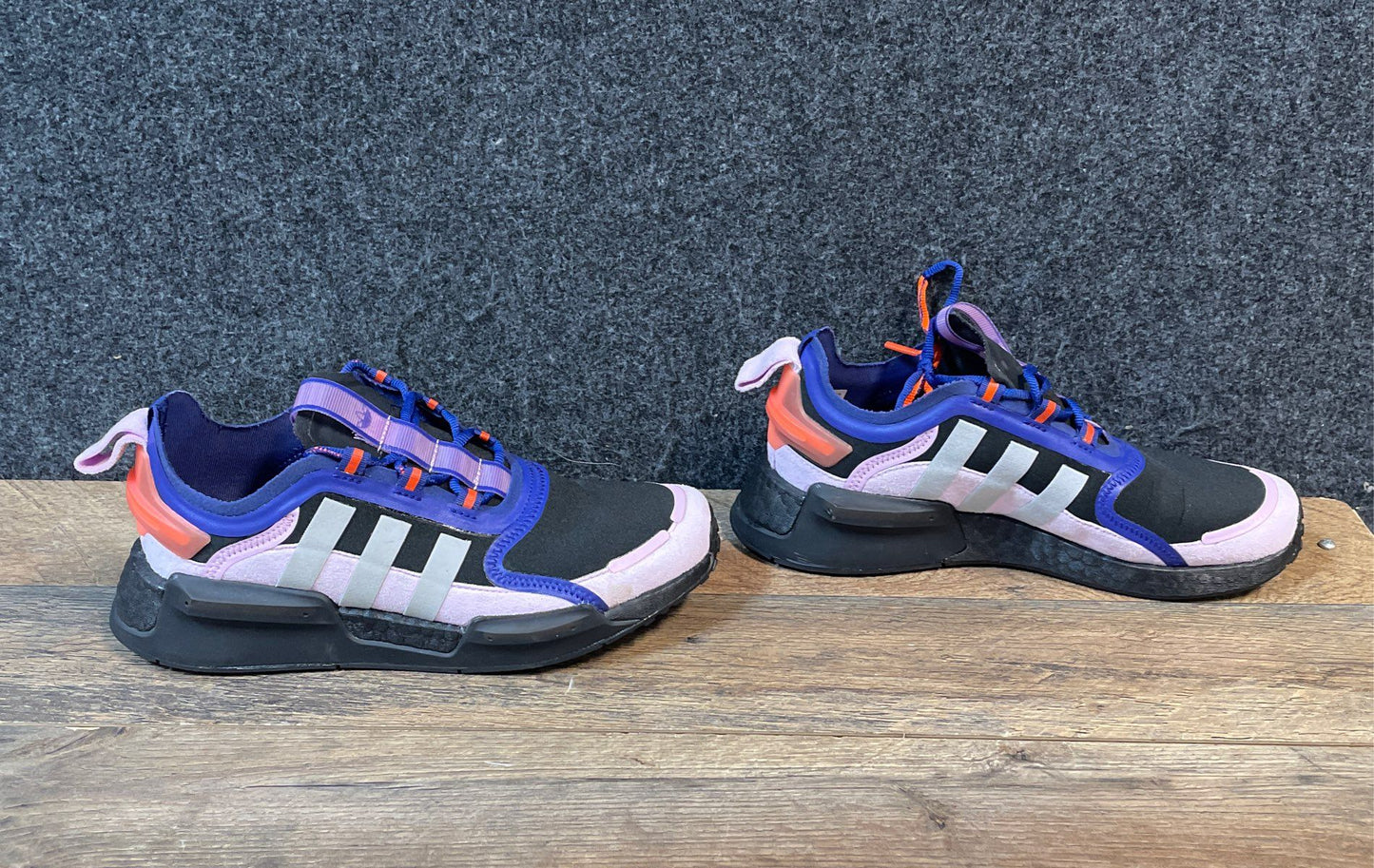 Adidas NMD_V3 Black Clear Pink Purple Running Shoes Men's Size 7.5