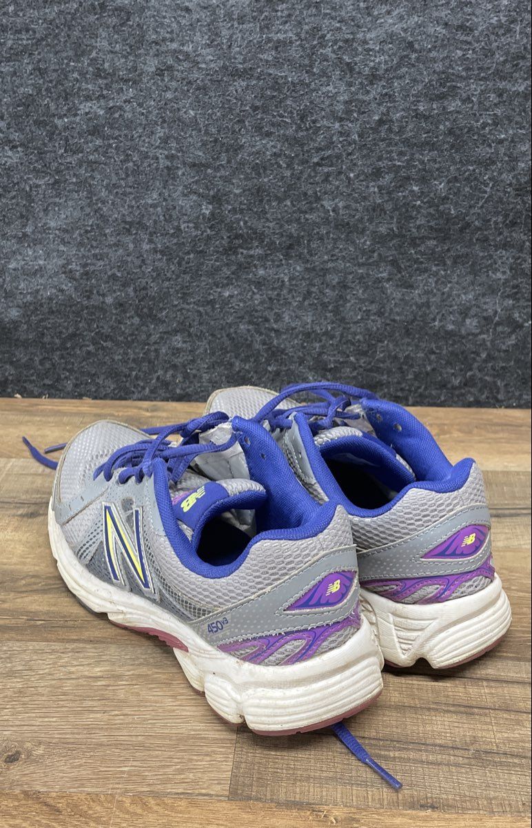 New Balance 450v3 Grey Blue Pink Women's Running Shoes Wide D Size 7.5