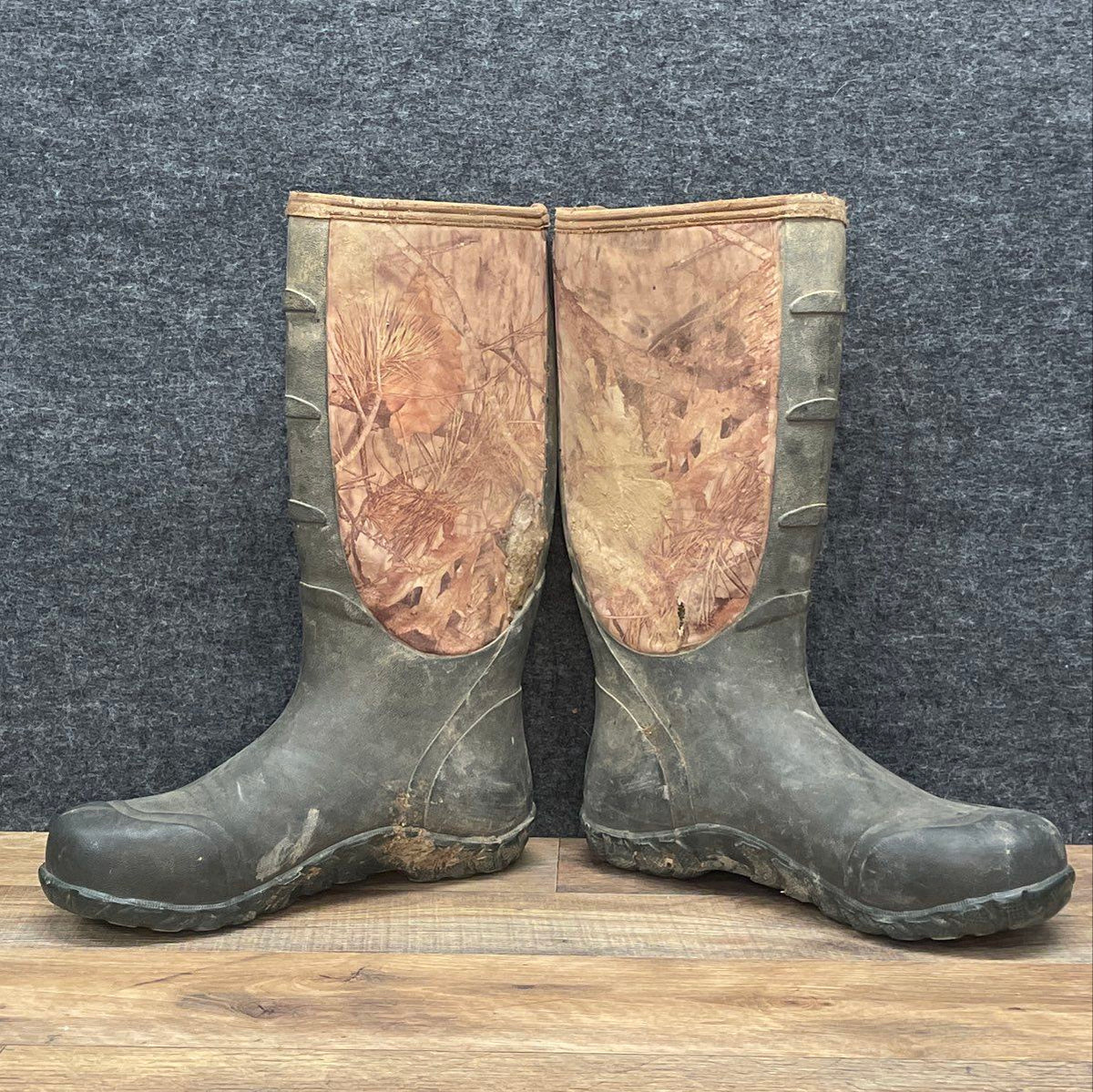 LaCrosse Alpha Lite 16" Mossy Oak Camo Rubber Neoprene Boots Size 10