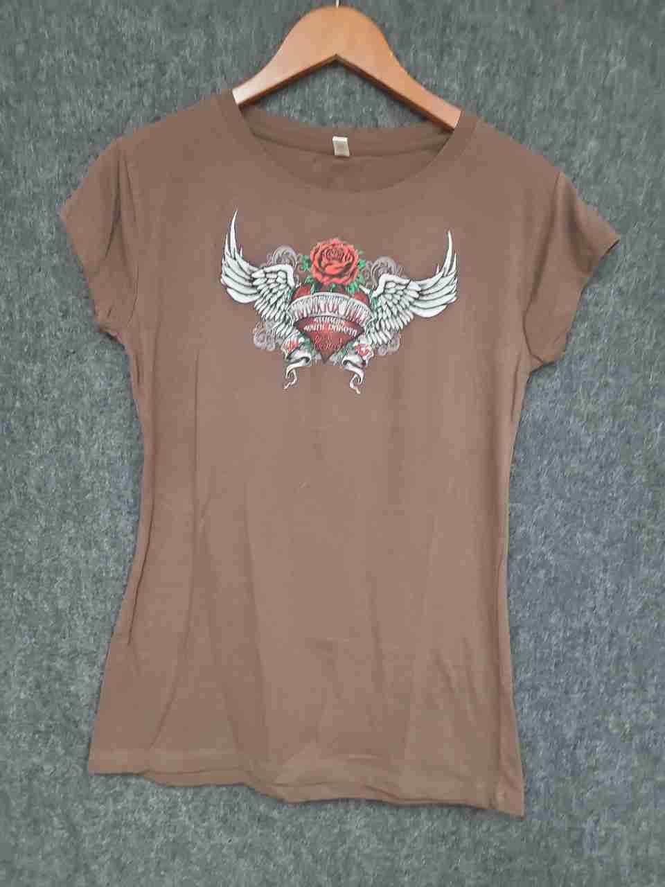 Sturgis Motorcycle Rally 2023 Women's Brown 83rd Anniversary Graphic Tee XL