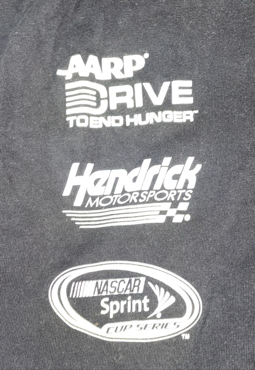 NASCAR T-Shirt Lot 2 Shirts Jeff Gordon 24 DuPont Sammy Smith 18 Joe Gibbs