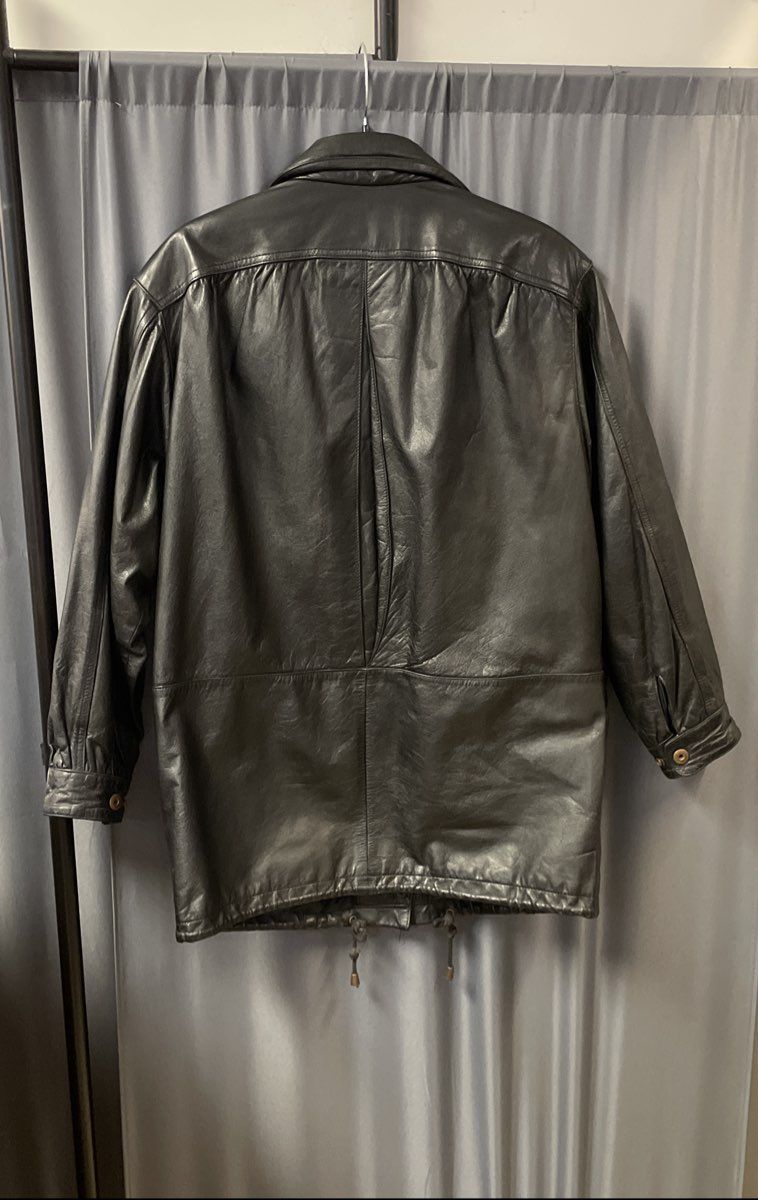 Vintage 90s Wilsons Leather Experts Men's Black Insulated Leather Jacket Sz S