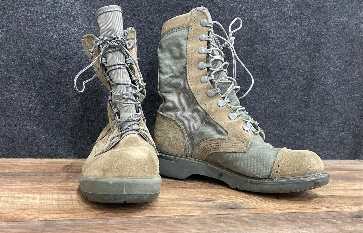 Corcoran Mismatched Military Tactical Boots Sage Grey Size 7M