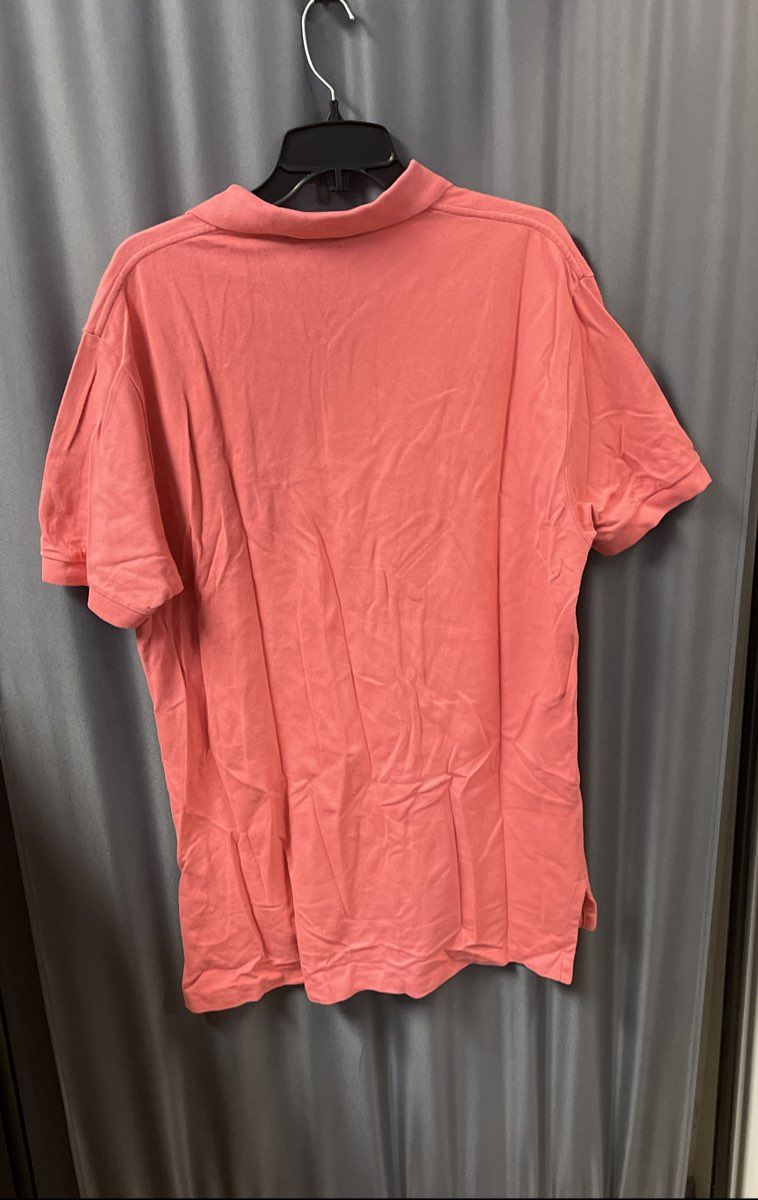 Polo Ralph Lauren Men's Salmon Short Sleeve Pique Polo Shirt Classic Fit Large