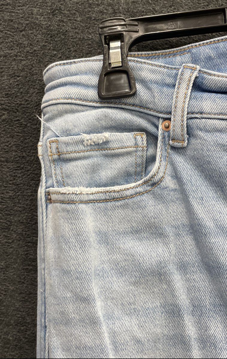 BKE Women's Parker Universal High Rise Bootcut Light Wash Blue Jeans Sz 28x33.5