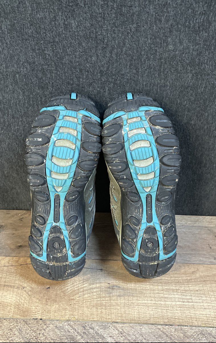Merrell Siren Edge Q2 Gray Turquoise Women's Hiking Shoes Size 8