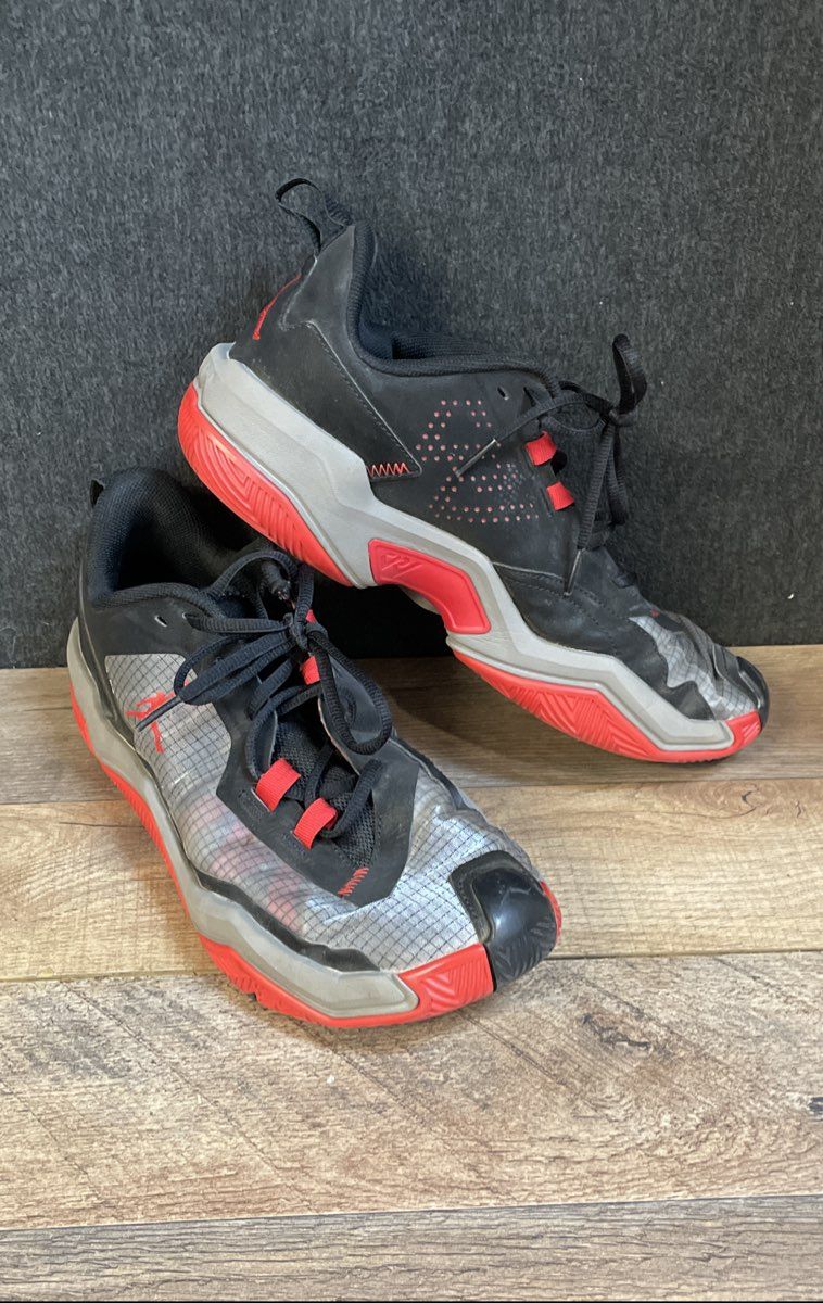 Jordan One Take 4 Black University Red Bred Basketball Shoes Men's Size 10
