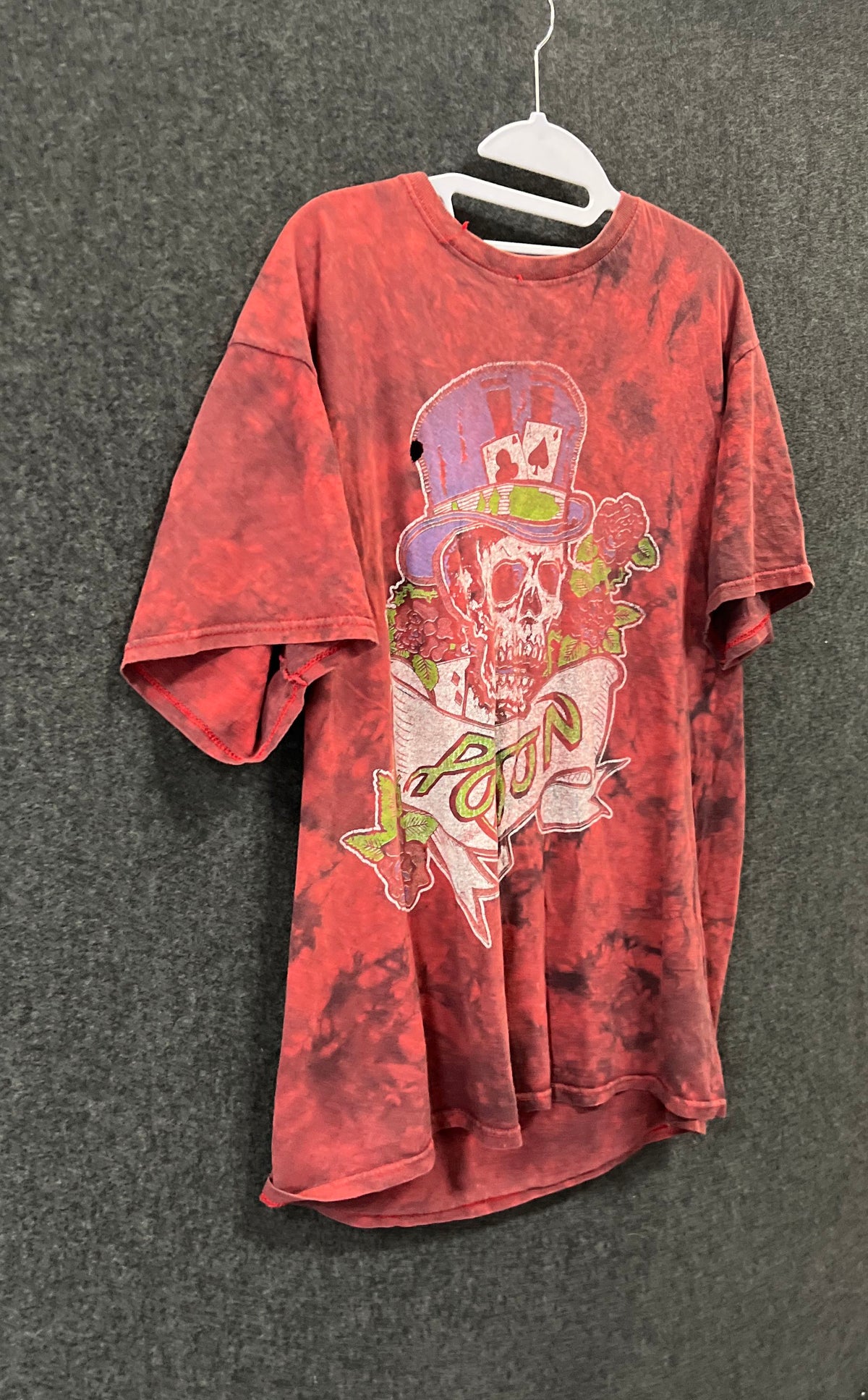Poison 2017 Band T-Shirt Dragging The Cat Across America Tie Dye Sz L