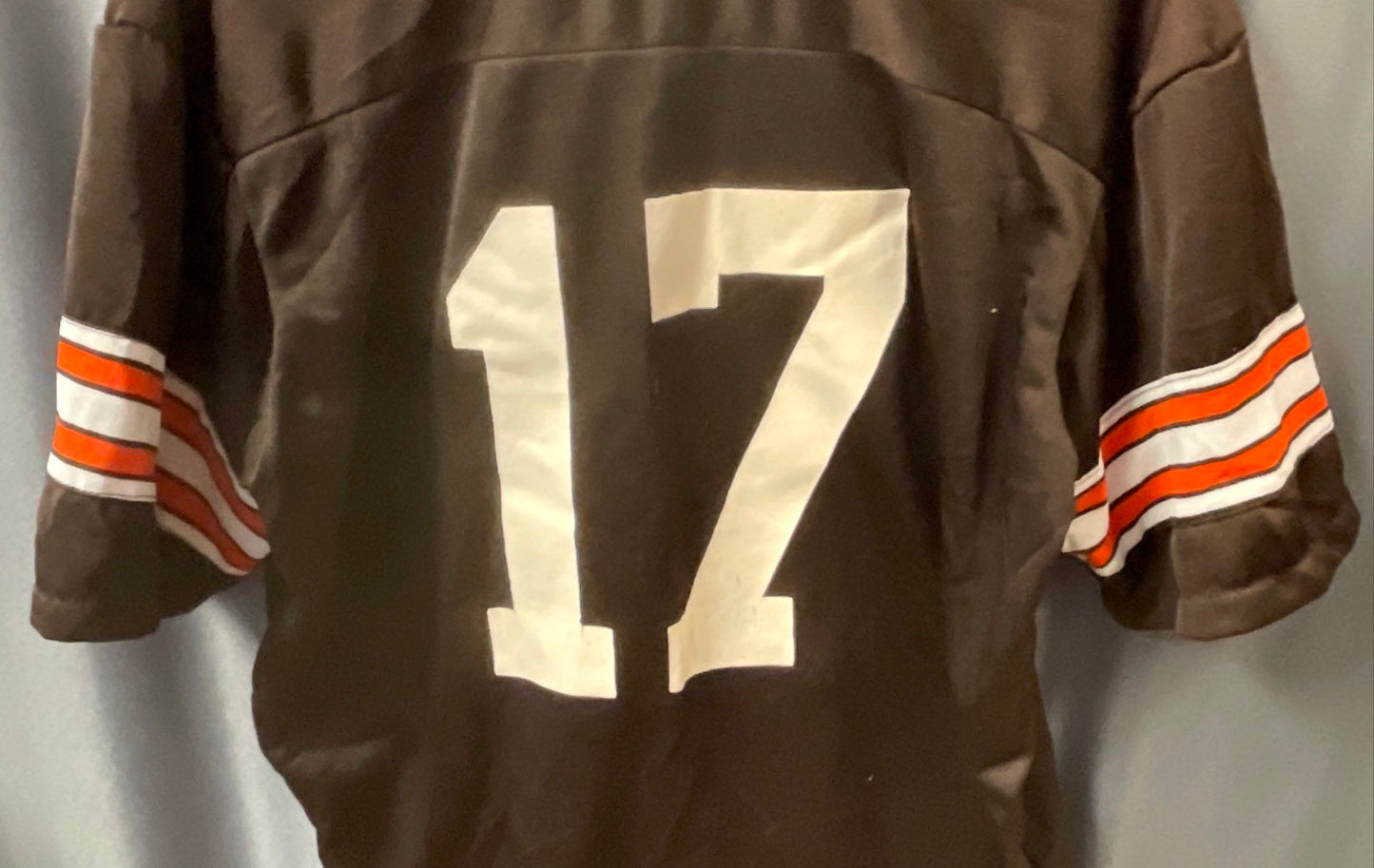 Vintage 90s Rawlings Cleveland Browns #17 Jersey Made in USA Sz L