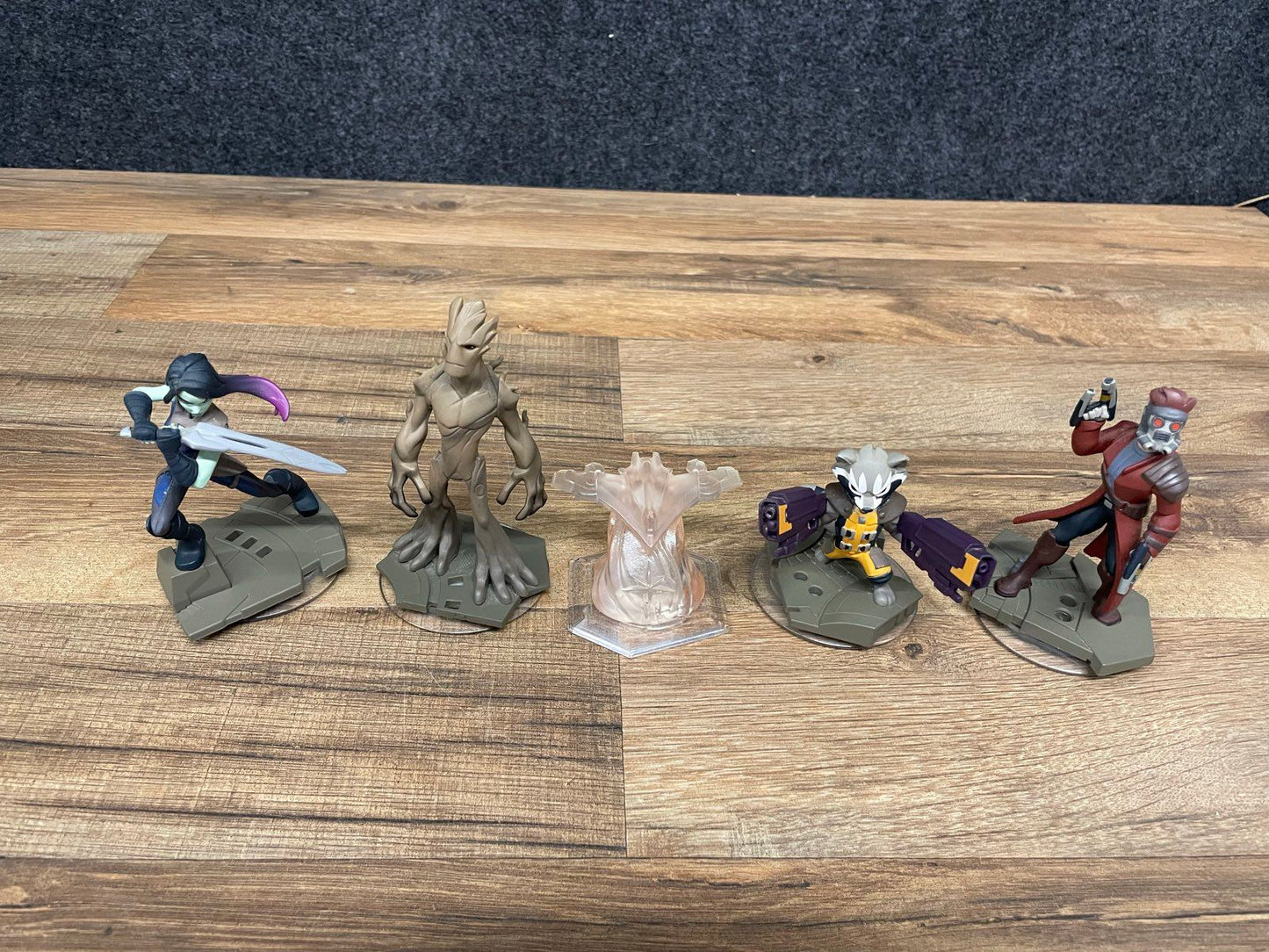Disney Infinity 2.0 Marvel Guardians of the Galaxy Lot of 5 Figures Playset