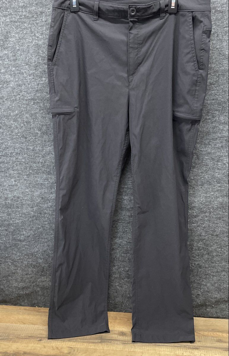 Eddie Bauer Women's Black First Ascent Guide Pro Hiking Cargo Pants Sz 16