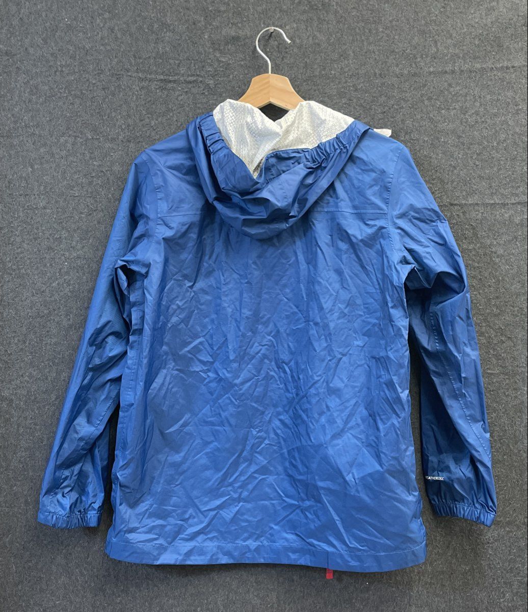 Eddie Bauer Kids Blue WeatherEdge Lightweight Hooded Zip Up Jacket Sz L 12