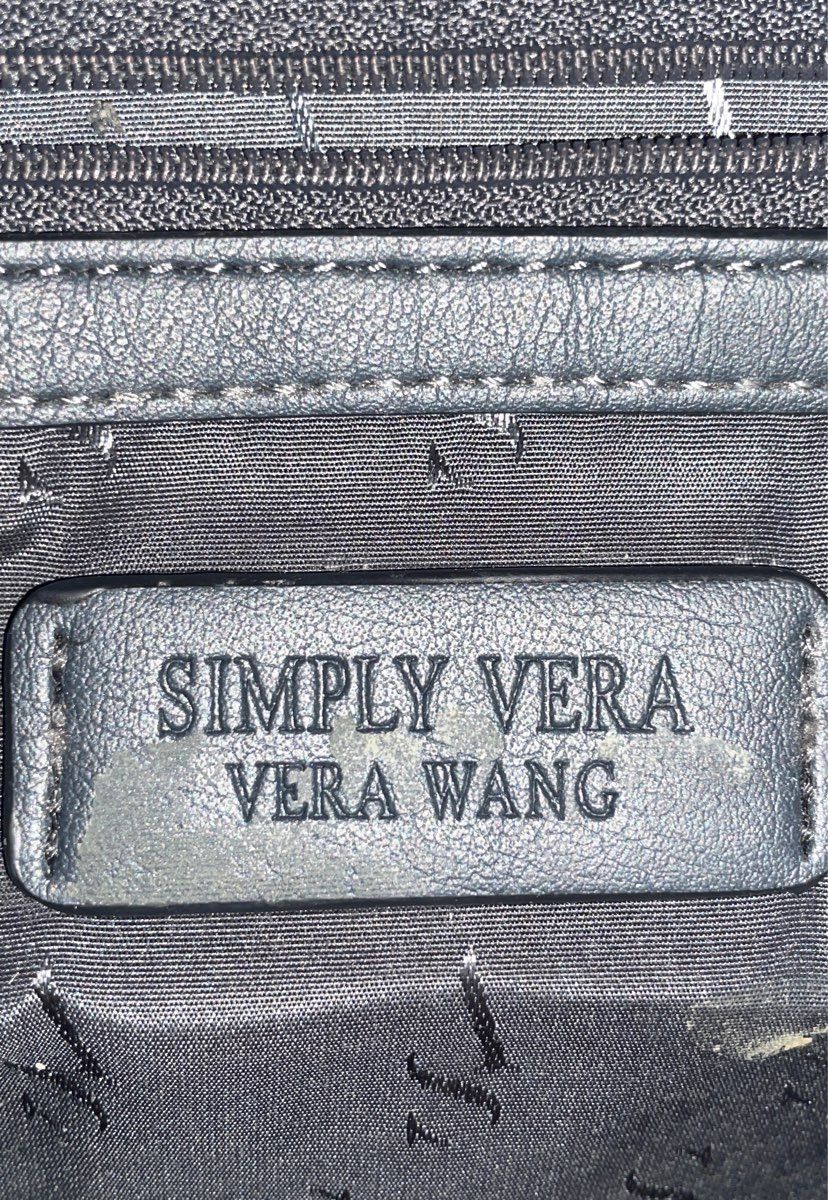 Simply Vera Vera Wang Grey Snakeskin Print Shoulder Bag Tote Gunmetal Hardware