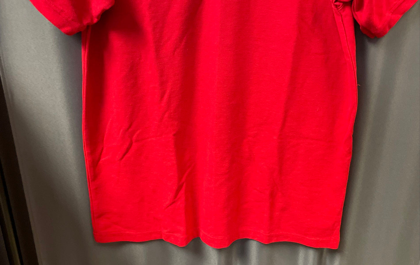 Lacoste Boys Red Short Sleeve Pique Knit Polo Shirt Size XL 16-18