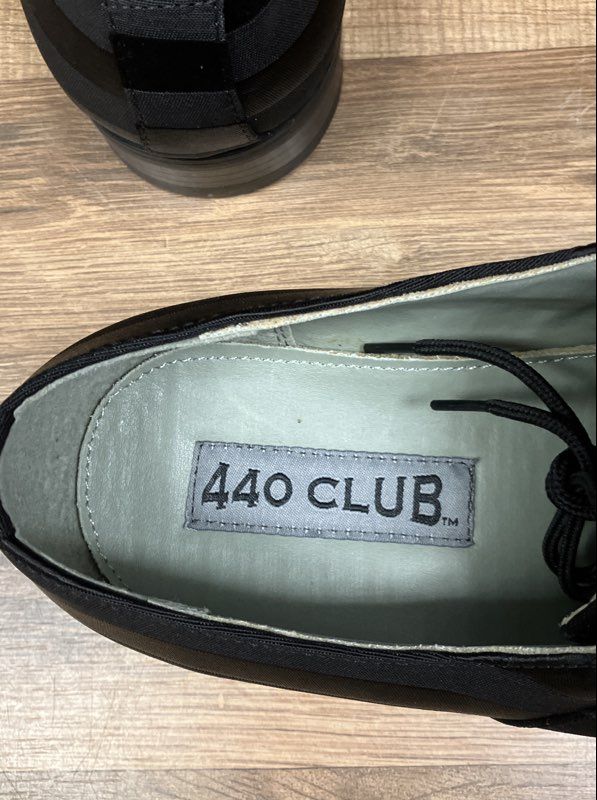 440 Club Skip Black Striped Men's Dress Shoes Size 13M