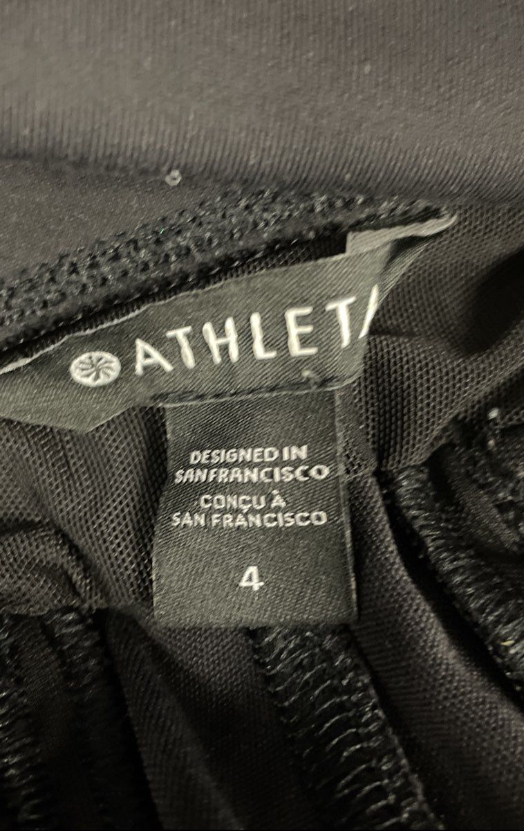 Athleta Women's Headlands Hybrid Cargo Tight Black 6-Pocket Stretch Pants Sz 4