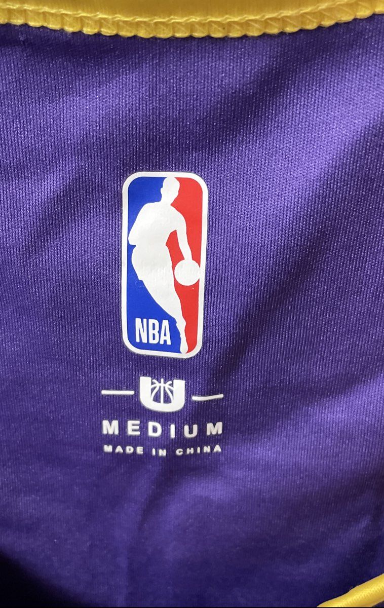 NBA LA Lakers Men's LeBron James #6 Purple Basketball Jersey Tank Top Sz M