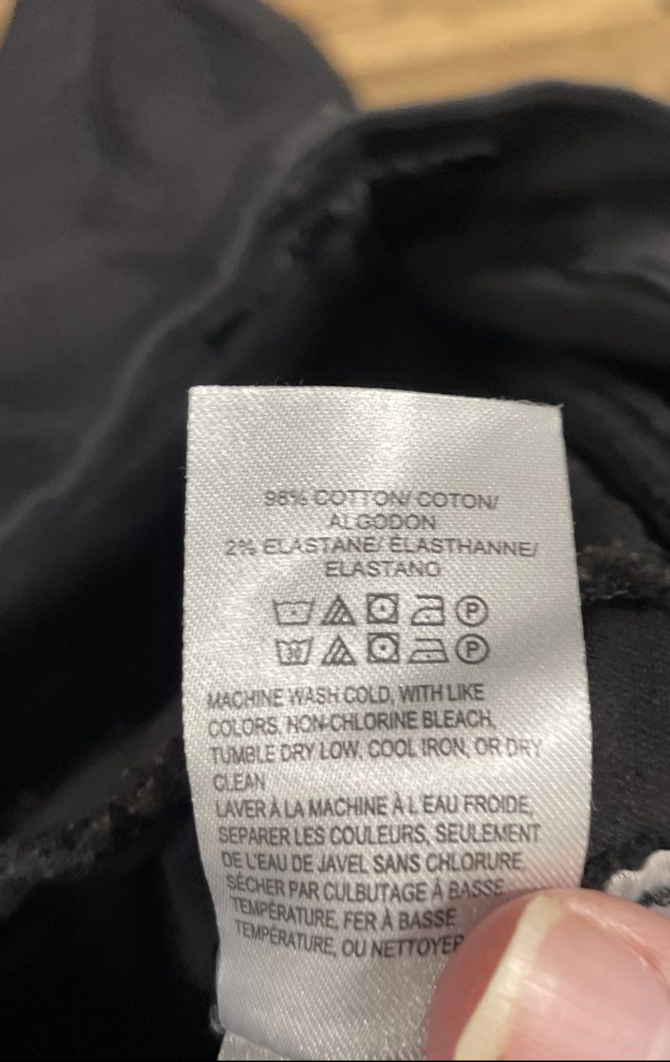 Lucky Brand Women's Black Utility Fatigue Patch Pockets High Rise Jeans Sz 4/27