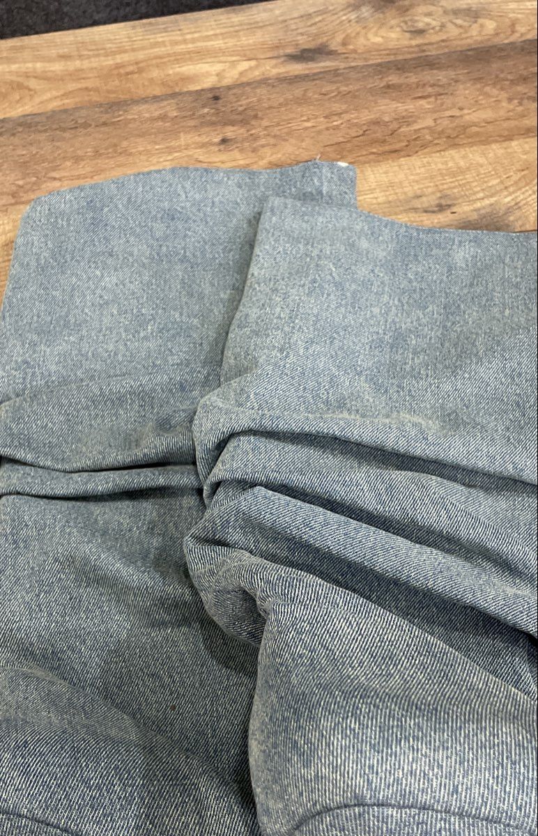 Zara Blue Denim Thigh High Pointed Toe Stiletto Boots Women's Size 41