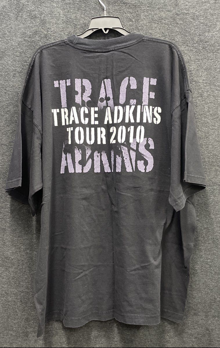 Trace Adkins Tour 2010 Concert Graphic T-Shirt Bay Side Made in USA Sz 3XL