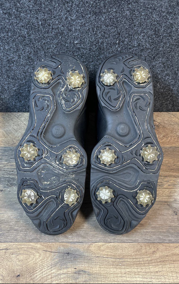 FootJoy Winter Boot 56729 Black Leather Cleated Golf Shoes Men's Size 11.5 W