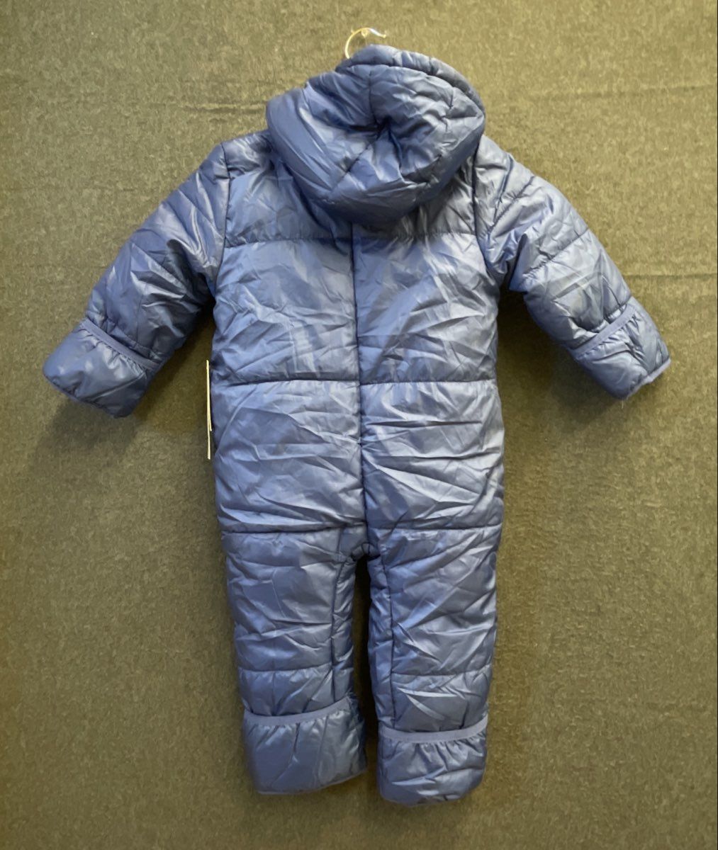 Baby Xtreme Infant Blue Fleece Lined Hooded Quilted Snowsuit Sz 18/24M NWT