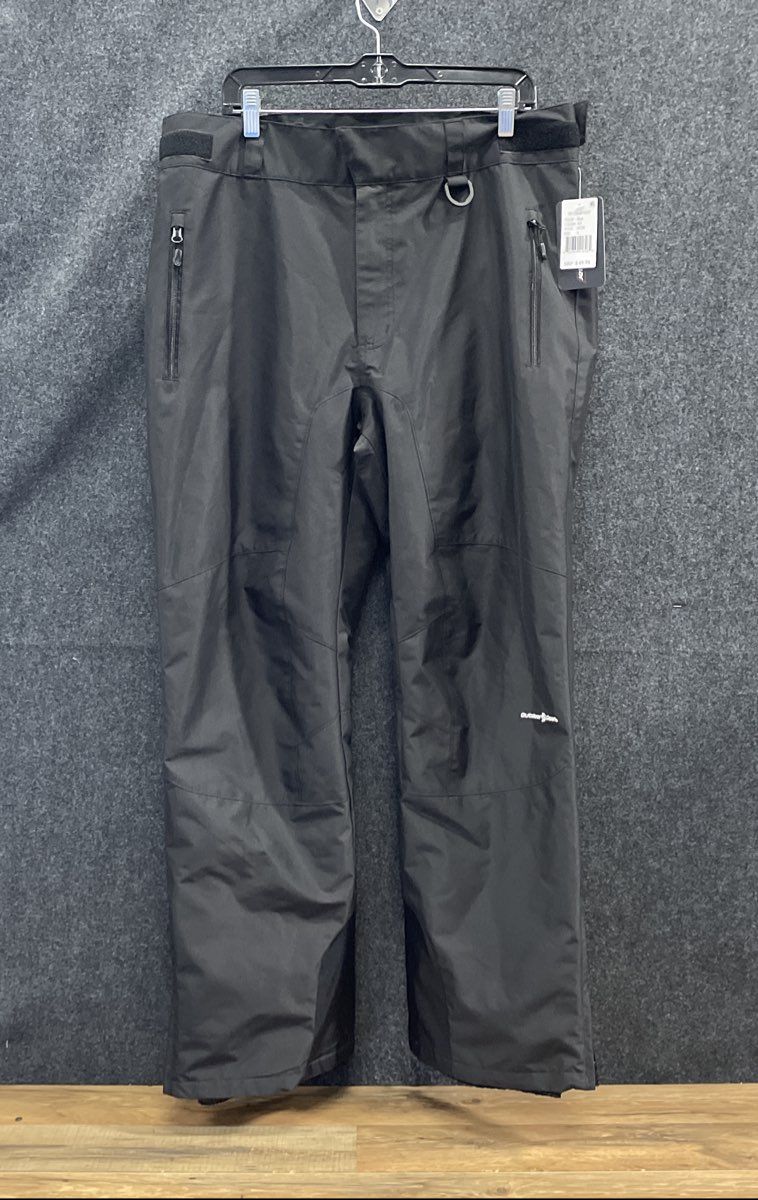 Outdoor Gear Men's Black Polar Pants Insulated Snow Ski Zipper Pockets NWT Sz L