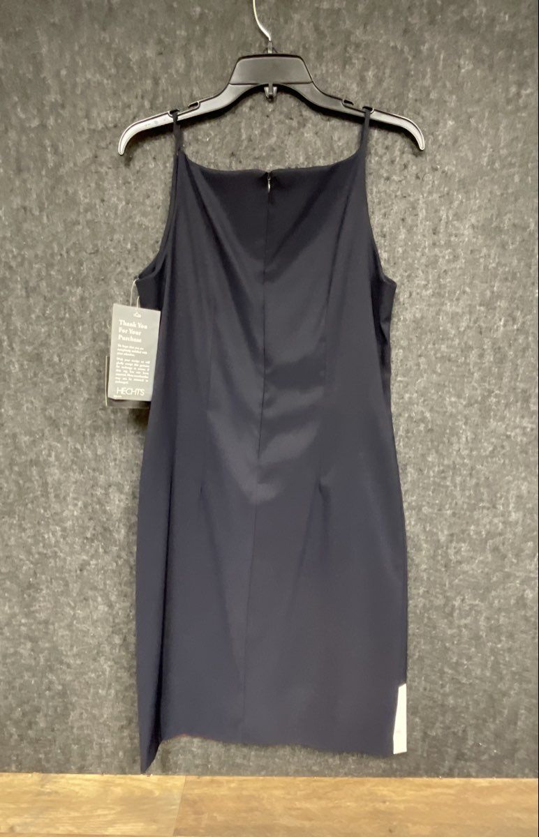 Vintage Y2K Teddi Women's Dress Navy Blue Americana Flag Star NWT Sz 10