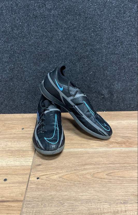 Nike Phantom GT Academy IC Black Blue Indoor Soccer Shoes Size 11
