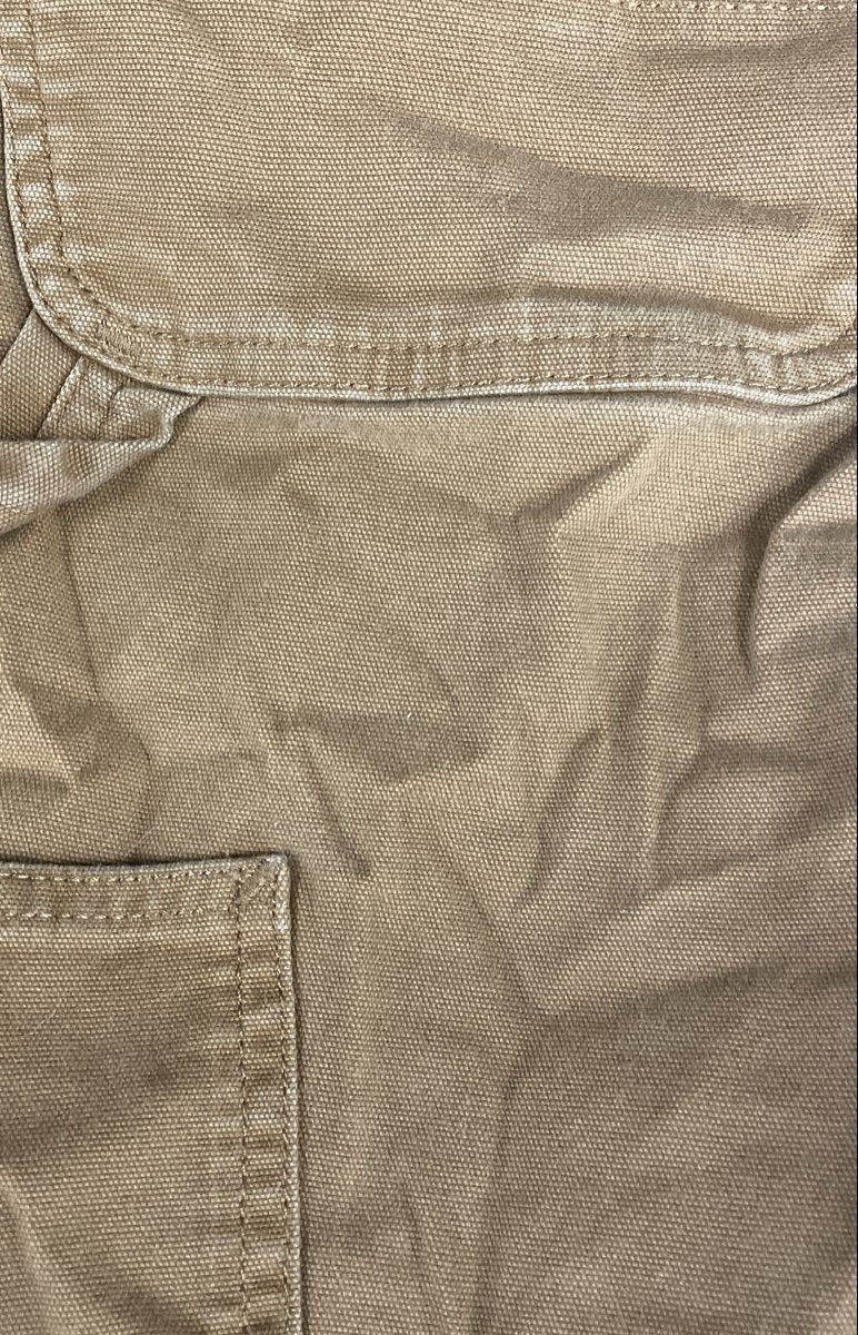 Carhartt Women's Brown Rugged Flex Relaxed Fit Canvas Carpenter Work Pants Sz 10