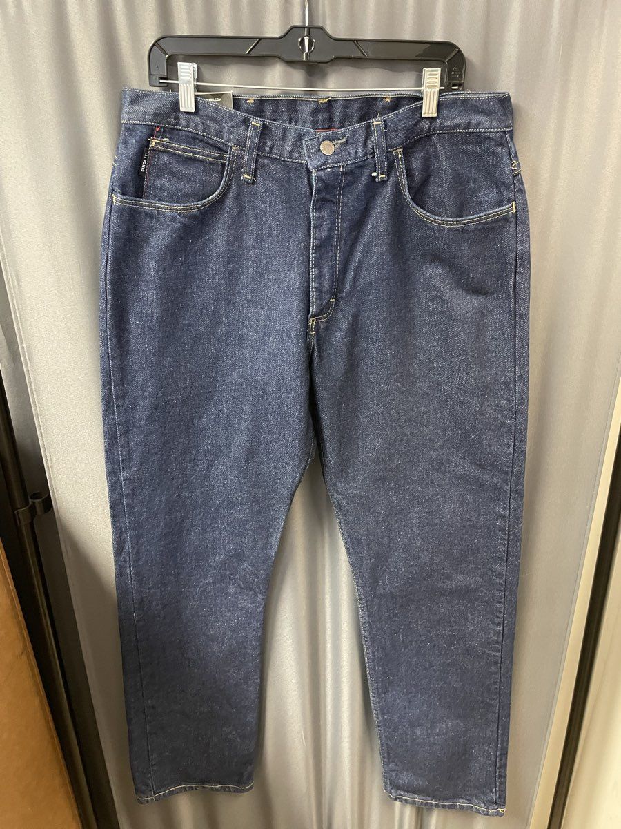 Bulwark FR Men's PEJ4DW1 Flame Resistant Denim Blue Jeans NWT CAT 2 NFPA 36x32