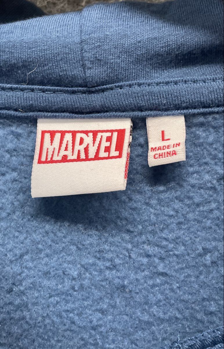 Marvel Men's Blue Spider-Man Doctor Octopus Action Is His Reward Hoodie Sz L