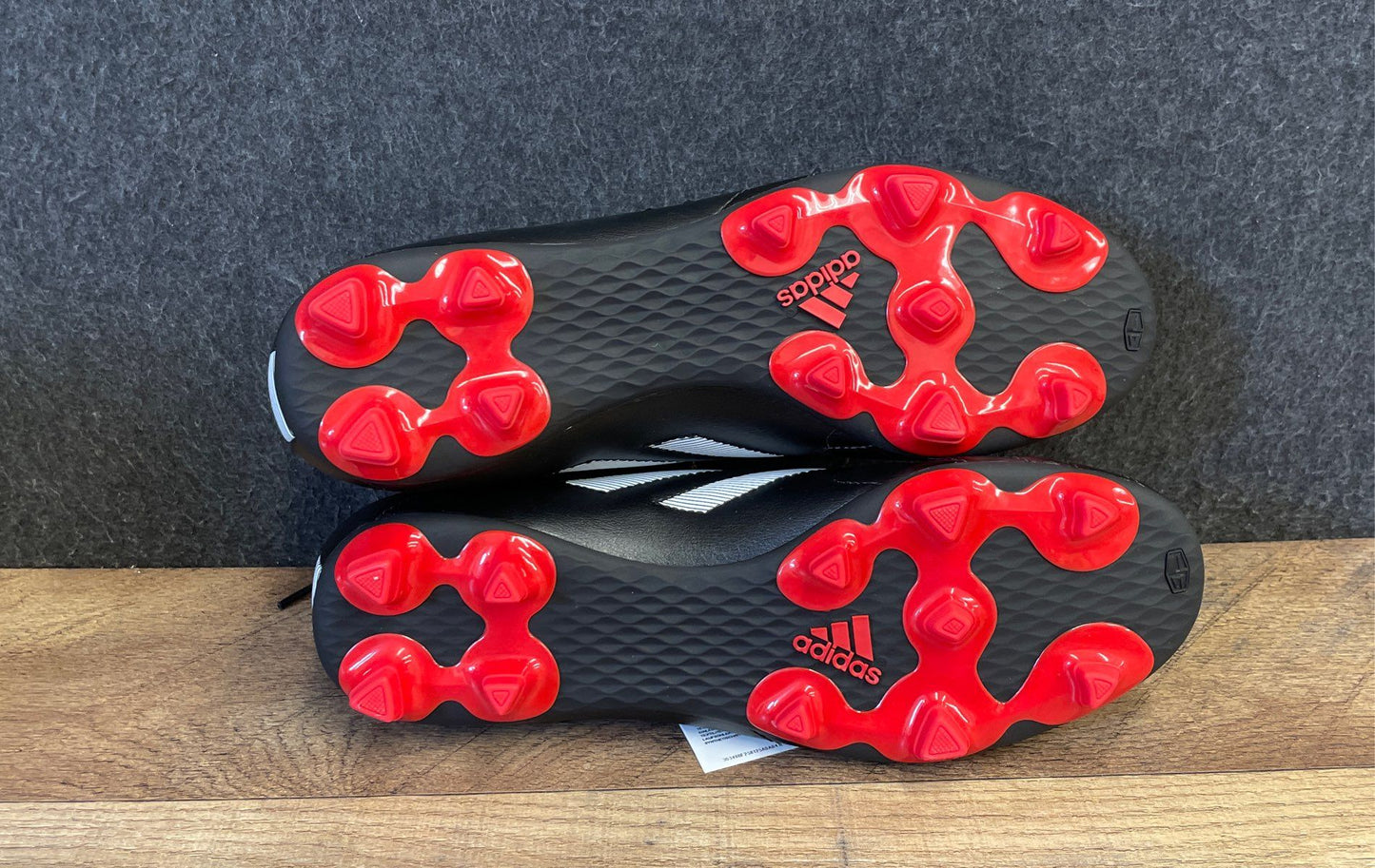Adidas Goletto VIII FG Black White Red Soccer Cleats Men's Size 8.5 NWT