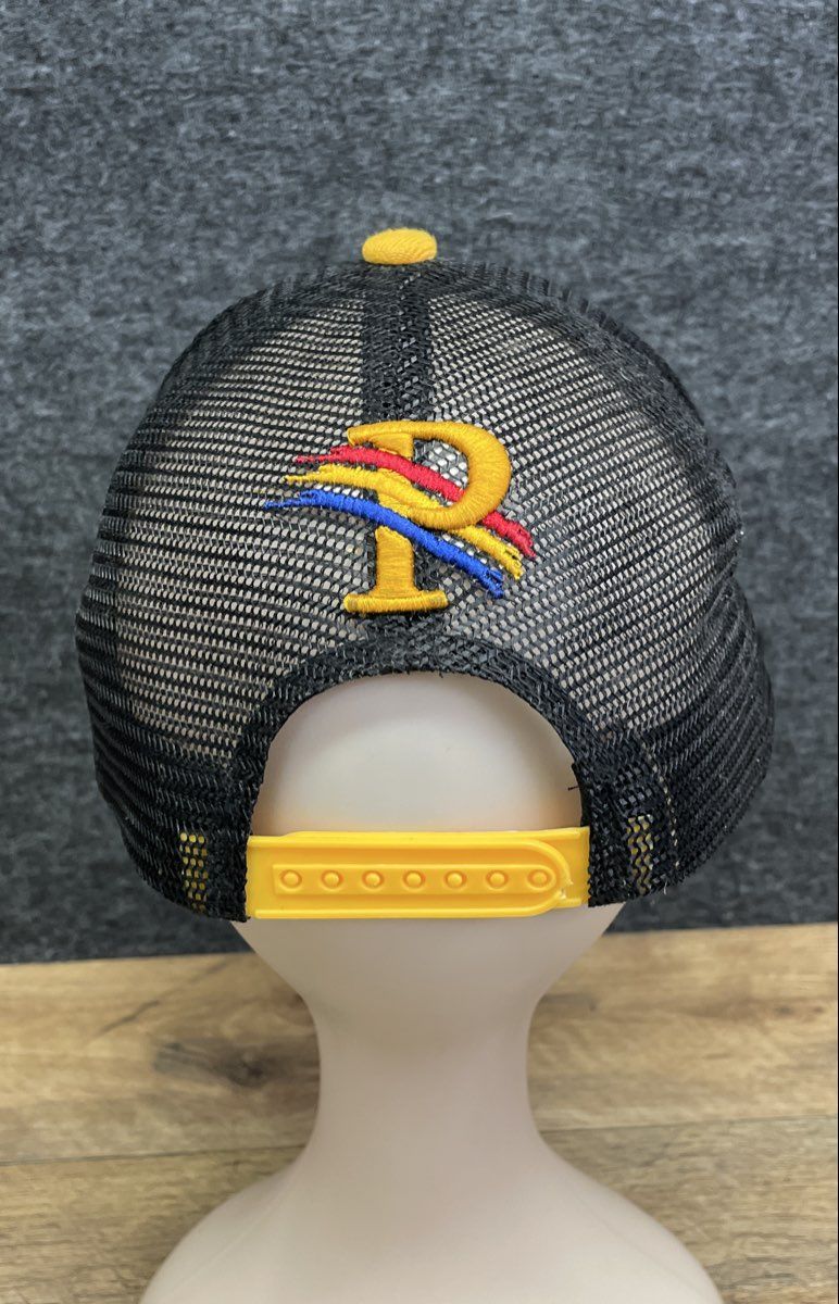 Professional Style Men's Pittsburgh Helmet Trucker Hat Snapback Black Yellow