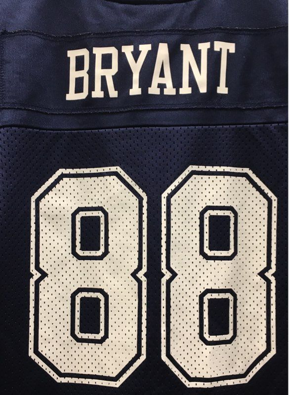 Dallas Cowboys Dez Bryant 88 NFL Football Jersey Navy Blue Youth Sz L