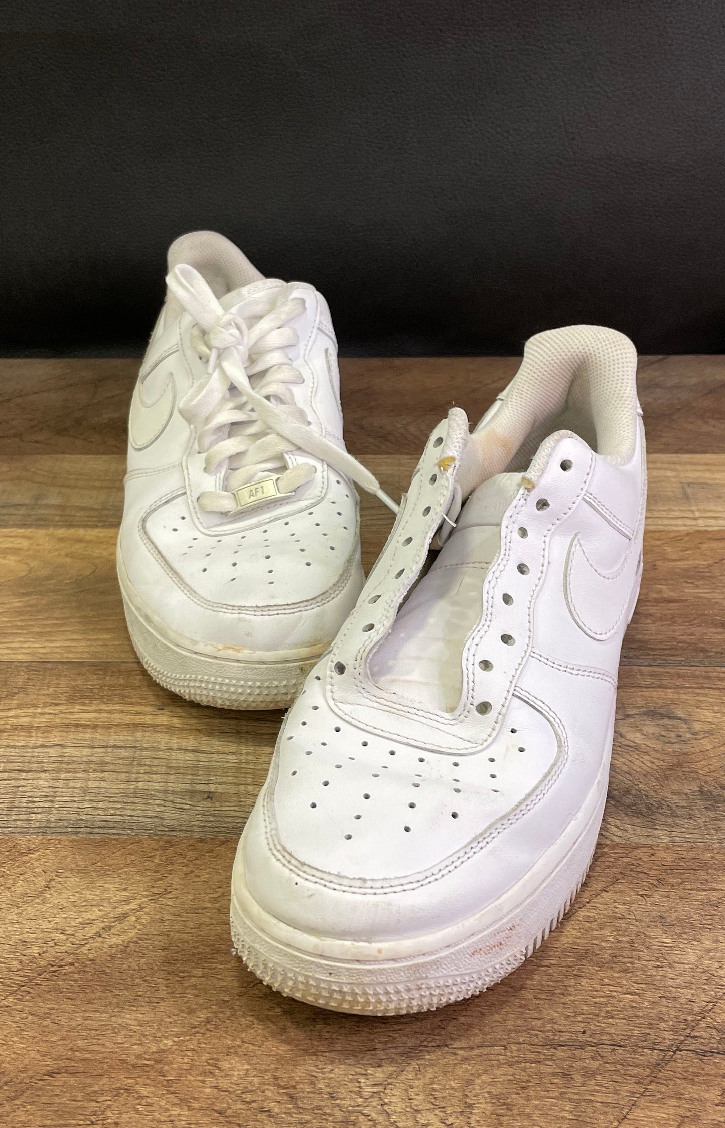 Nike Air Force 1 Low '07 Triple White Sneakers Women's Size 9.5