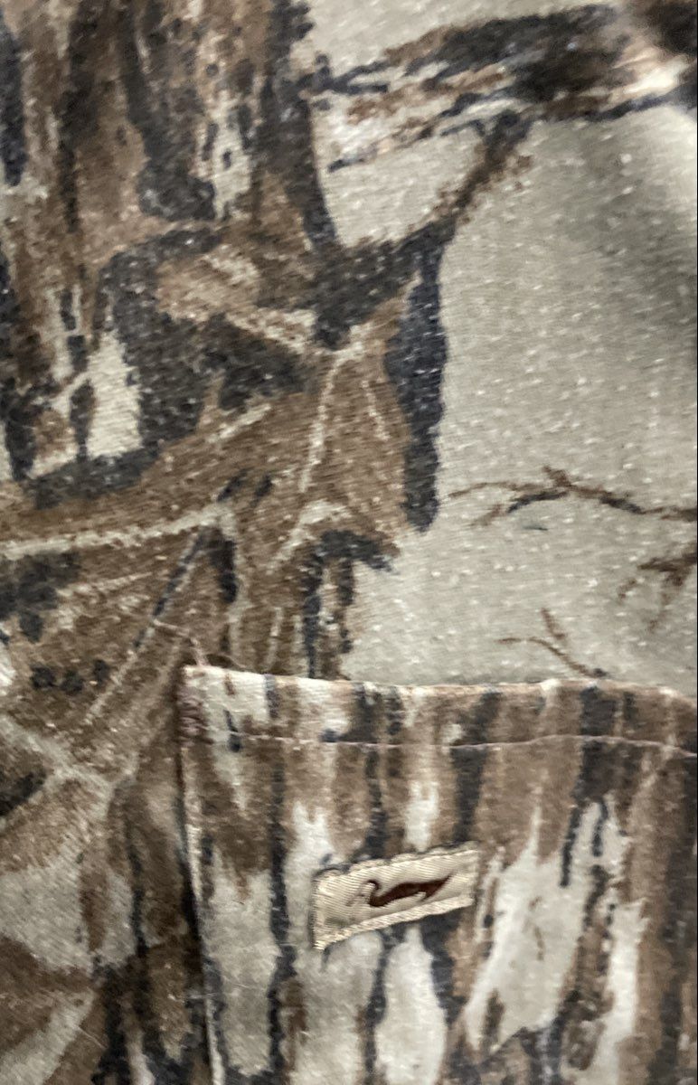 Duxbak Men's Vintage 90s Camo Insulated Bib Overalls Hunting USA Sz XL