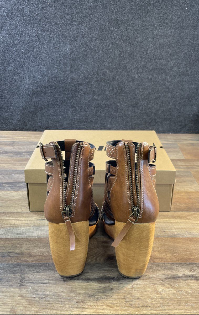 Lane Becca Wedge Desert Clay Gladiator Sandals NWT Women's 9